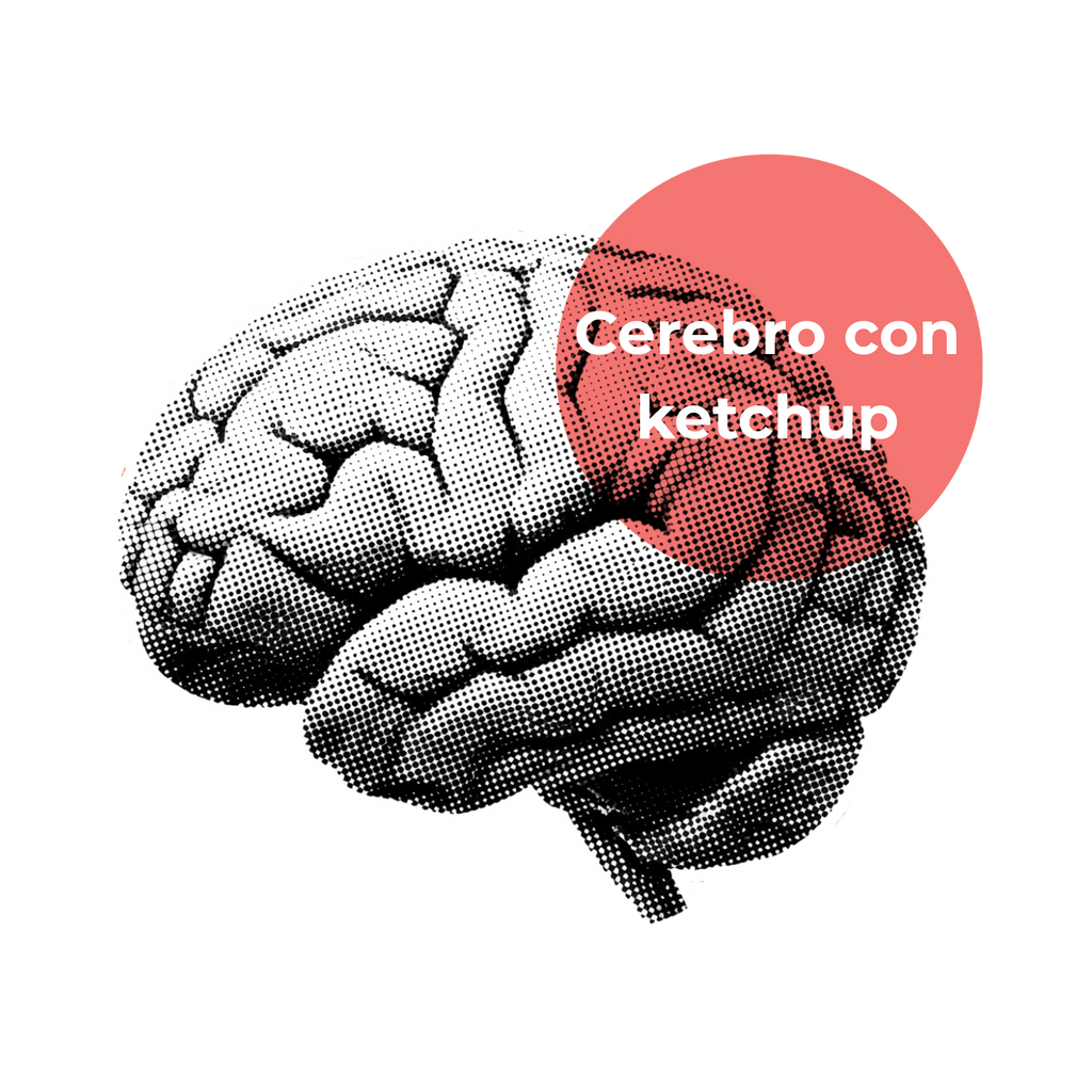 Cerebro con kétchup